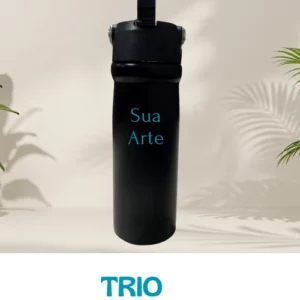 Garrafa Térmica Preta com alça 750ml
